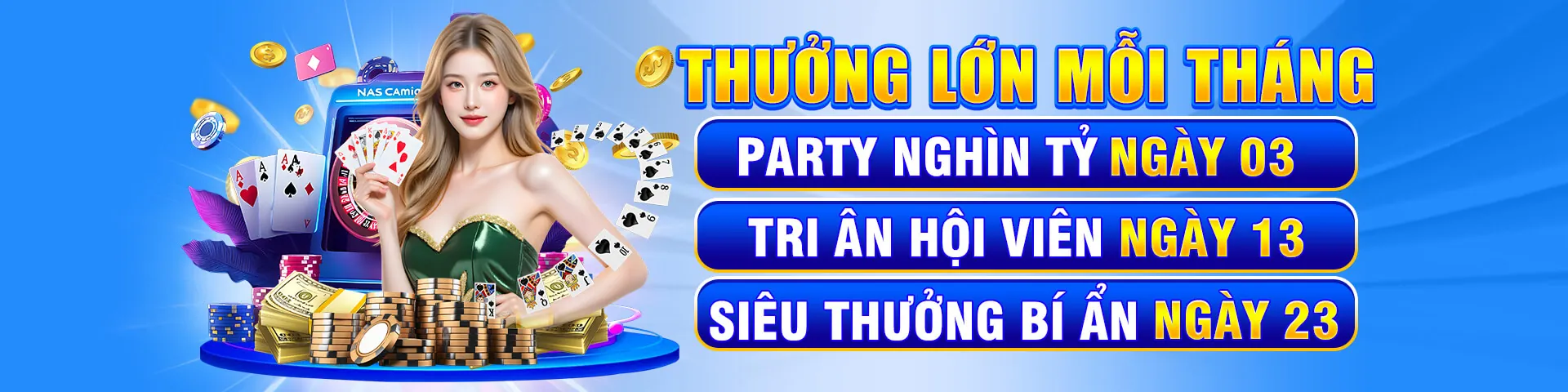 Sòng bạc trực tuyến Zomclub 2026 với các trò chơi casino hấp dẫn